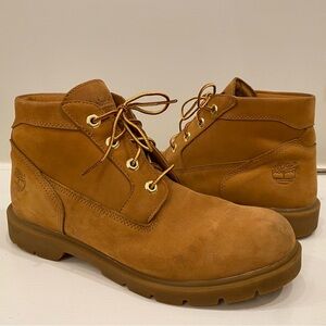 Timberland Waterproof Nubuck Men's Basic Wheat Chukka Boots 22039, Size 9.5